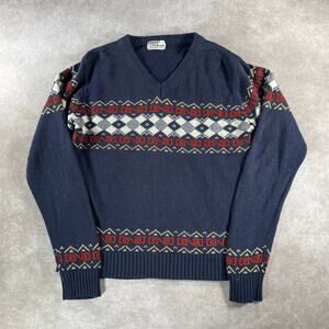 70’s 80’s Ferranti California Multi Patterned Knit Sweater